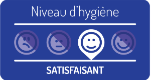 Niveau d'hygiène : satisfaisant